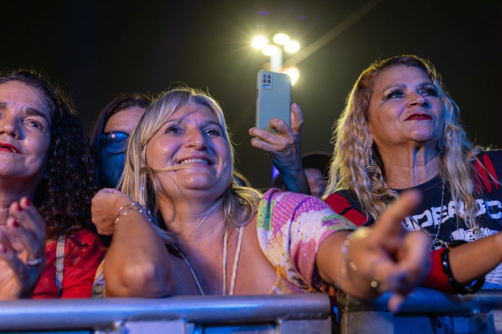 Barão Vermelho em Maricá. A banda se apresentou neste sábado (18), na segunda noite da festa de 210 anos de Maricá.