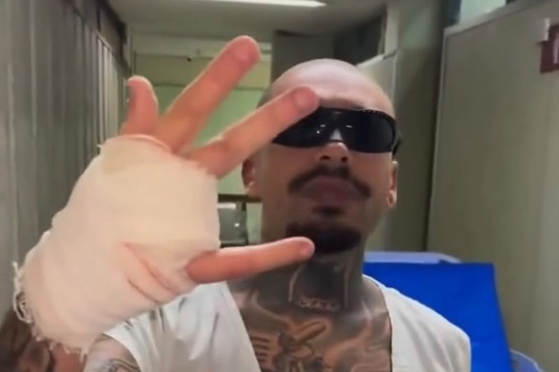 Homem tem dedo amputado ao tentar pular grade do Rock in Rio