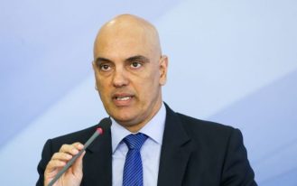 Brasília - O Ministro da Justiça, Alexandre de Moraes, durante entrevista coletiva para apresentação do Plano Nacional de Segurança (Marcelo Camargo/Agência Brasil)