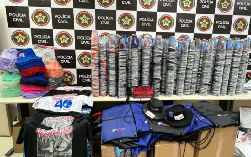 Apreensão de produtos falsificados Apreensão de produtos falsificados