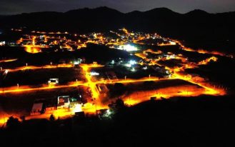 Iluminação no bairro Viçosa depois com lampadas de led