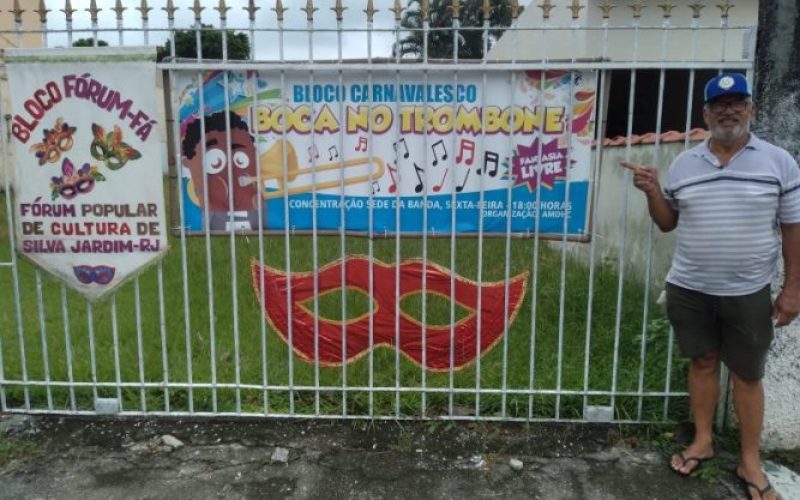 O integrante da banda Honório Coelho ...