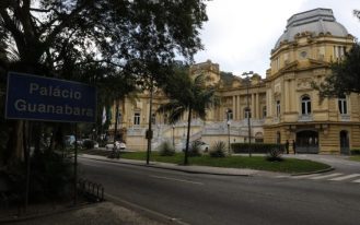 O Palácio Guanabara, em Laranjeiras, sede do Governo do Estado do Rio de Janeiro.