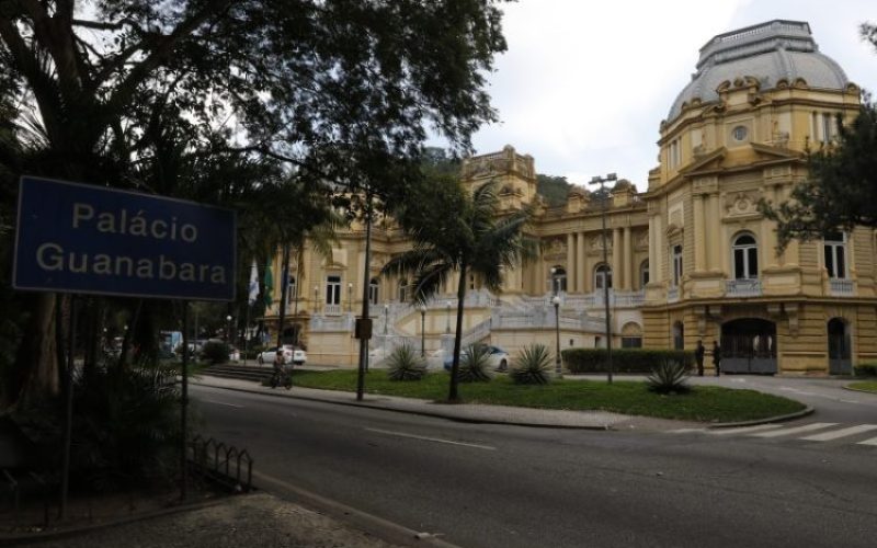 O Palácio Guanabara, em Laranjeiras, sede do Governo do Estado do Rio de Janeiro.